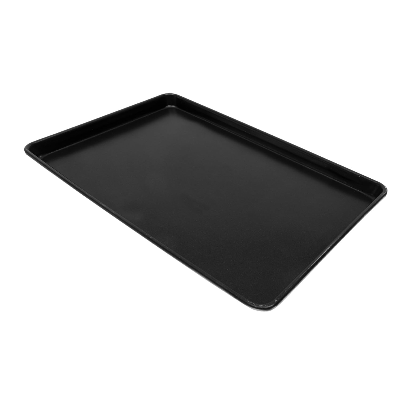 Bandeja Negro para Hornear Rectangular de Aleación de Aluminio Resistente y Fácil de Limpiar, Adecuado para Asar Verduras y Carnes en Horno Doméstico