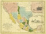 Mexico, Texas, Old and New California 1847