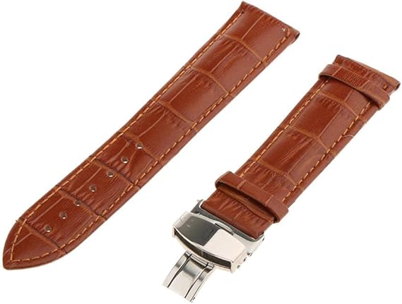 Amazon Fenteer 人工革 修理用 時計 バンド 腕時計 滑らか 互換性 快適 多パターン選べ ブラウン22mm 時計バンド 腕時計 通販