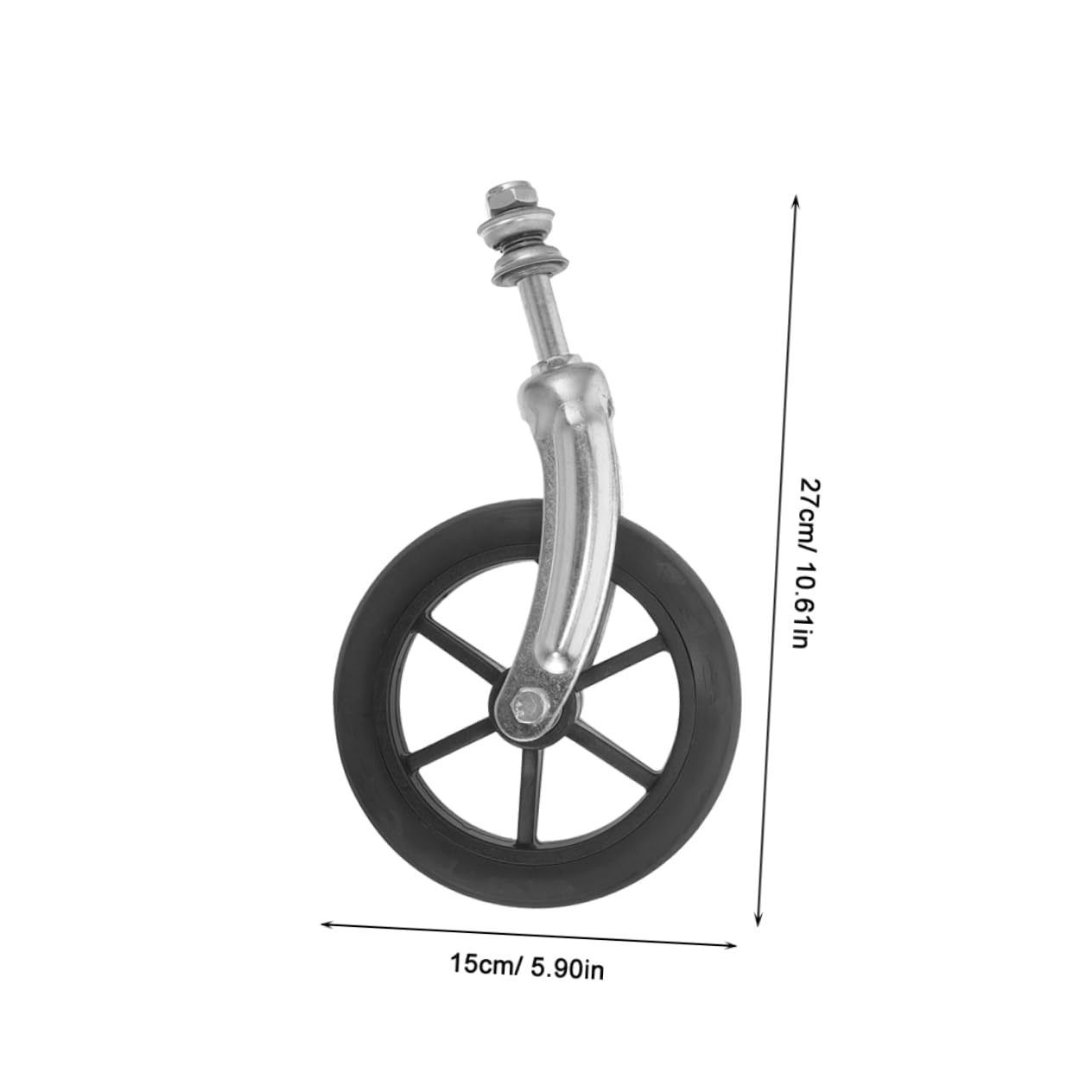 FRCOLOR 2pcs Wheelchair Wheel Wheelchair Replacement Wheel Replacement Wheels for Walkers Wheelchair Front Wheels with Brackets Drive Wheelchair Replacement Parts Walker Wheels Rubber