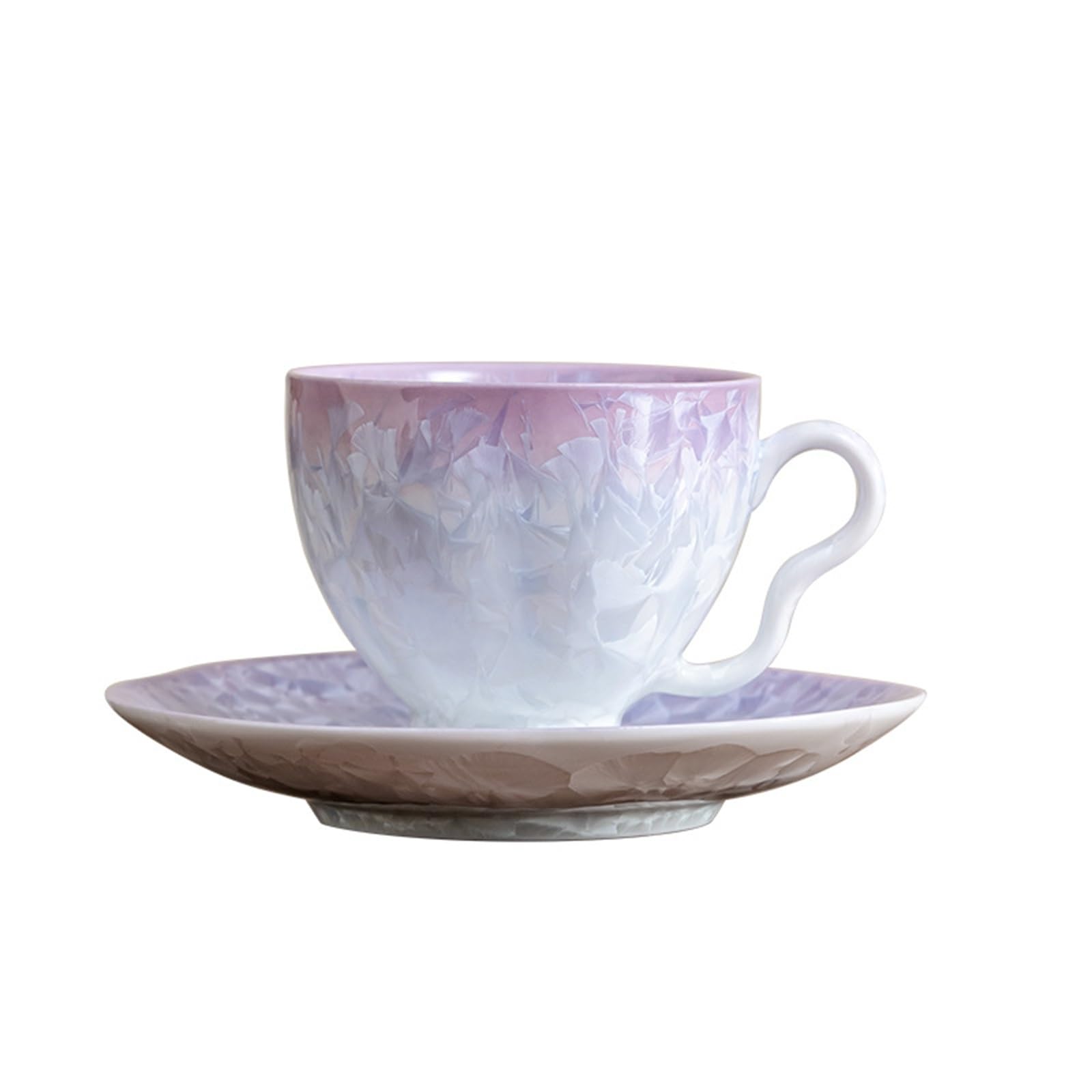 Tazzine da Caffè in Porcellana Tazza da caffè in ceramica con manico, tazza tè, ufficio domestico per Tutti i Tipi di Bevande
