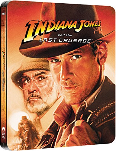 Indiana Jones and the Last Crusade - Exklusive Limited Steelbook Edition (inkl. Deutscher Ton / auf 4000 Stk. geprägt) (Der letzte Kreuzzug) [Blu-ray]