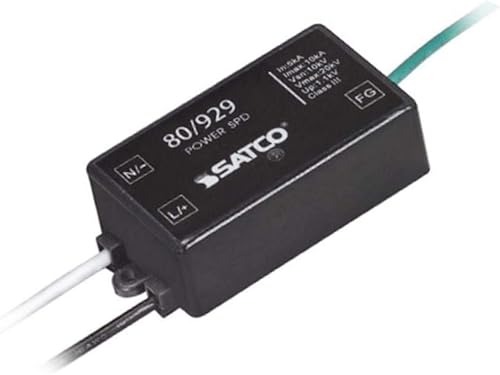 Satco 80929 100-277 voltios altura 0.83 pulgadas longitud 3.19 pulgadas CA 1.1 kV nivel de protección LED HID protector contra sobretensiones
