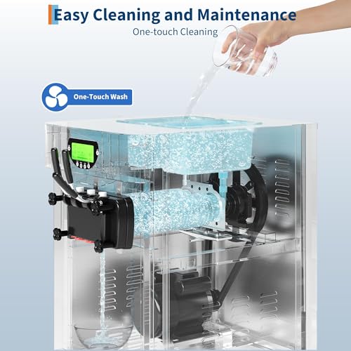 Image of Three-Head Countertop Soft Serve Ice Cream Machine | Stainless Steel Commercial Ice Cream Maker | Single-Control Triple Flavor Ice Cream Machine