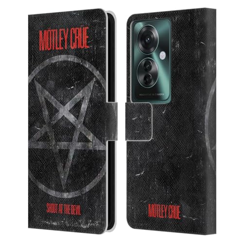 Head Case Designs Officially Licensed Motley Crue SATD Star Albums Leather Book Wallet Case Cover Compatible with Oppo Reno11 F 5G / F25 Pro 5G