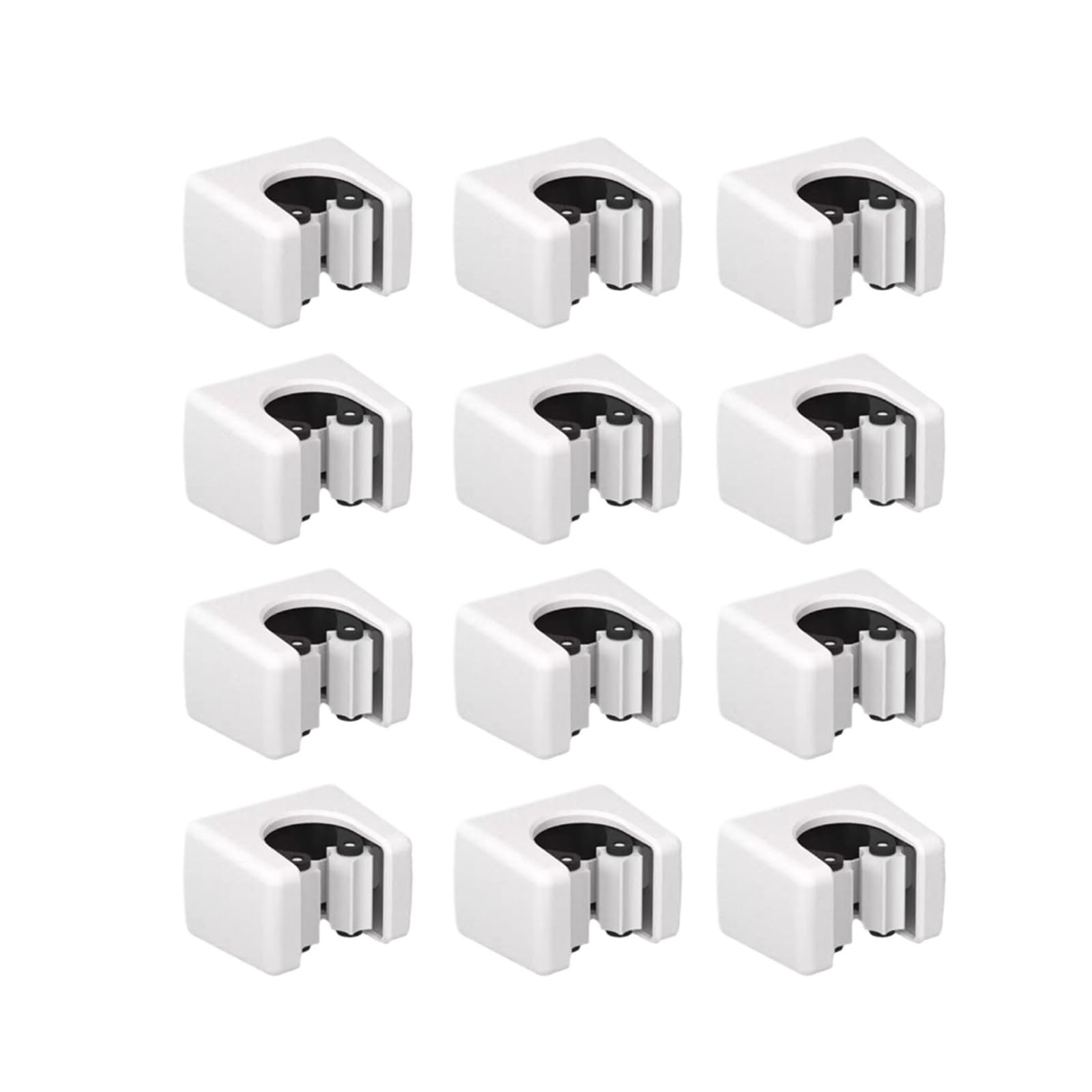 Zguouzantye 12Pcs Wall Mount Mop Broom Holder