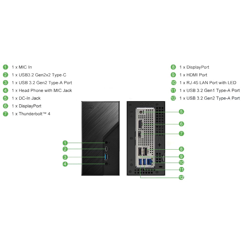 Amazon.com: E-ITX DeskMini B860W Mini PC System, Intel Ultra 5 235