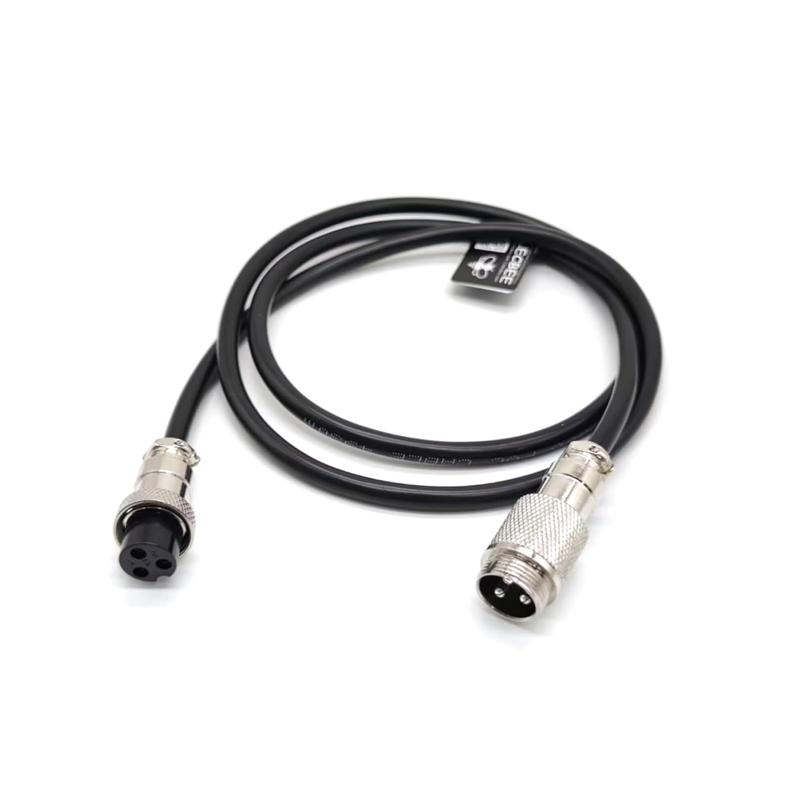 10 unids GX16 3 pines cable cable cable enchufe de aire macho a hembra aviación conector conjunto de cables 1 m