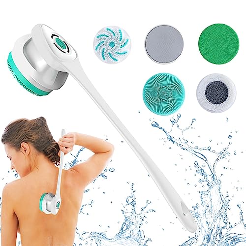 Brosse électrique pour le corps visage rechargeable femme nettoyante