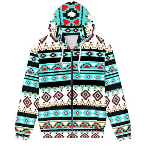 Coloranimal Mens Hooded Hoodie Size 2XS-5XL Long Sleeve Zip Up Sweatshirt Jacket Coats Fashion Tops3