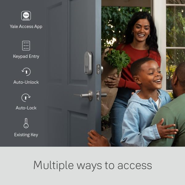 Miniatura 4 de Yale Enfoque con teclado - Bloqueo inteligente Wi-Fi - El bloqueo de actualización se adapta a tu giro para que puedas mantener tus llaves - Incluye