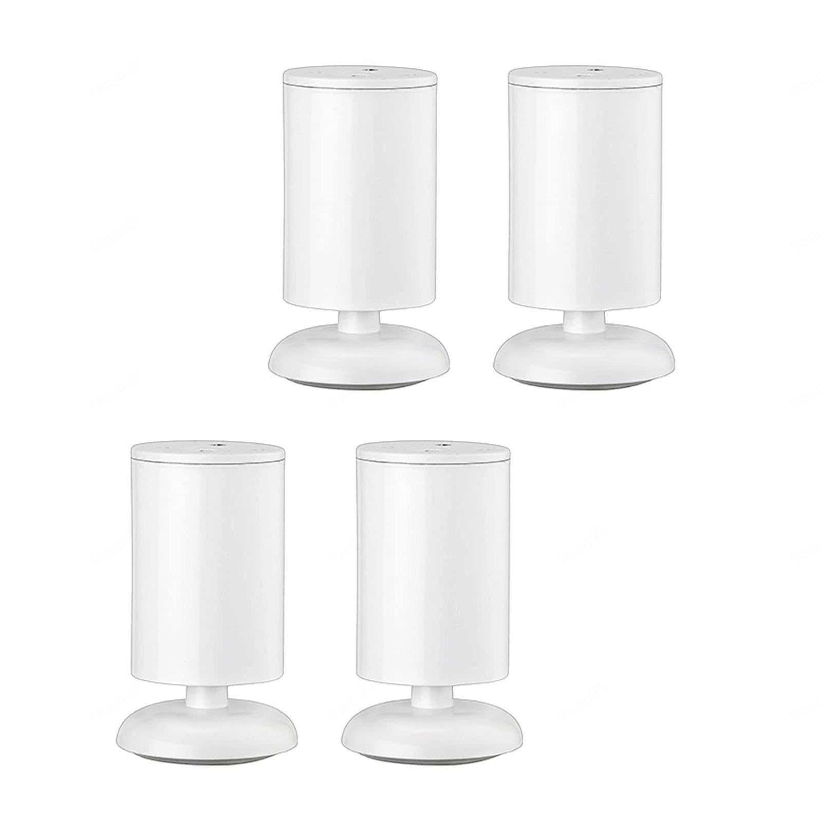 Nogi meblowe 4 sztuki Przedłużacze nóg szafki Regulowane nóżki do wanny Regulowane nóżki meblowe ze stali nierdzewnej Noga szafki, biała-20 cm (7,9 cala) (biała 20 cm (7,9 cala))
