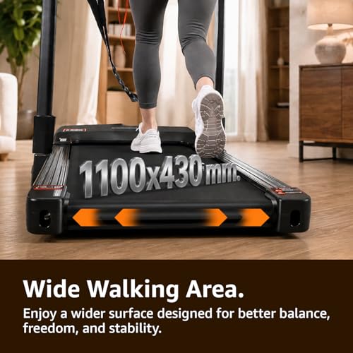 Image of Maxpro Dynamiq Pro 5.5 Hp Peak BLDC Motor |18km /h Speed |15 Level Motorized Incline |130Kg User Weight |Auto Incline Hydraulic Foldable Multifunction Treadmill for Home use