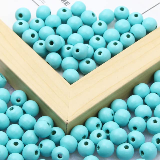 Runde Holzperlen Natur, 8 Mm, Loch 1,5 Mm – 300 Stück In Box, Gewachst, Für Schmuck & Deko