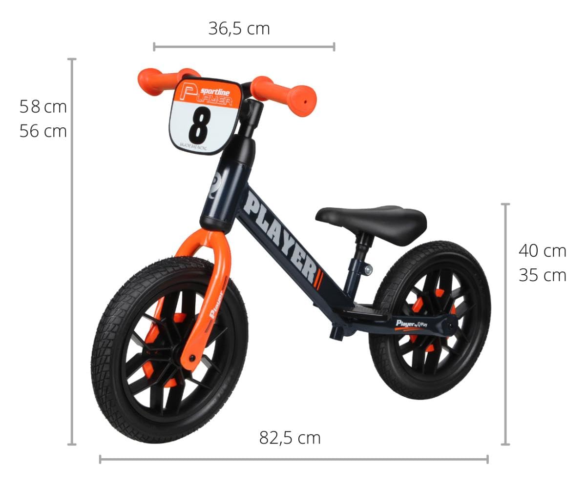 Bici senza pedali Qplay Player arancione