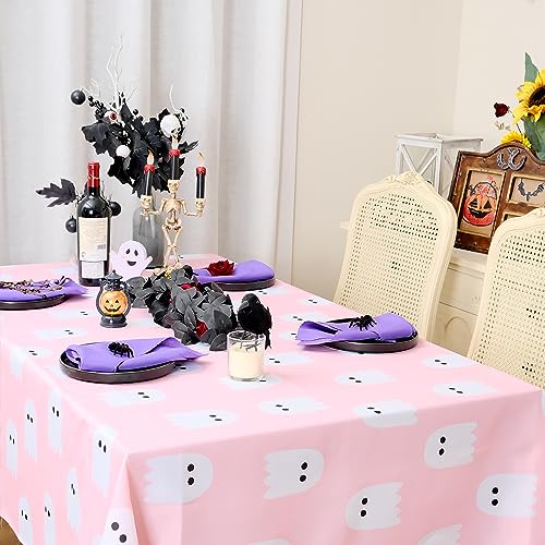 Geeoryhalloweentablecloth60x84inchrectanglespookyghostdecorativetablecoverholidaydecorindooroutdoorfestivaldecorationforhomekitchendinningdinnerpicnicpartypink  Urban Country Home Decor Geeory halloween tablecloth 60 x 84 inch rectangle spooky ghost decorative table cover holiday decor indoor outdoor festival decoration for home kitchen dinning dinner picnic party pink  urban country home decor