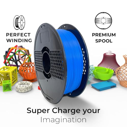 Image of NFIL3D Premium HS PLA+ DEEP Blue - 3D Printing Filament | Compatible with All 3D Printers | 1.75mm | 1Kg Nett Weight