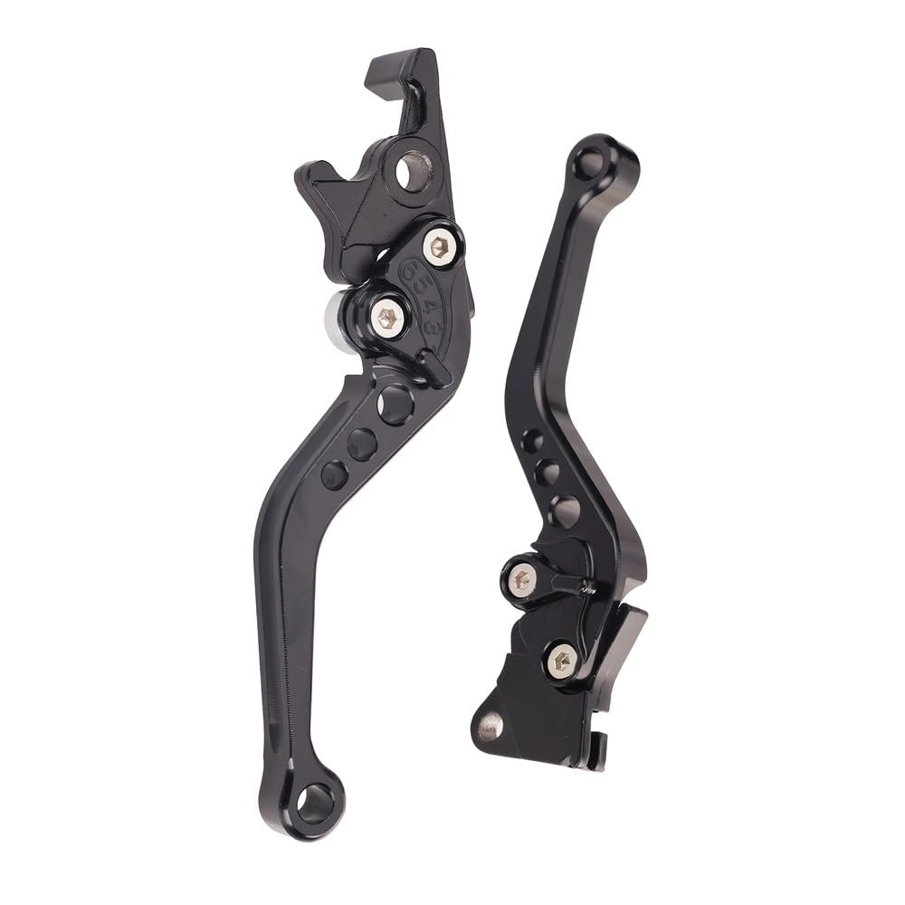 Yuegtik Motorcycle Universal Modified Adjustable Brake Clutch Levers Lever Handlebar Clutch Lever