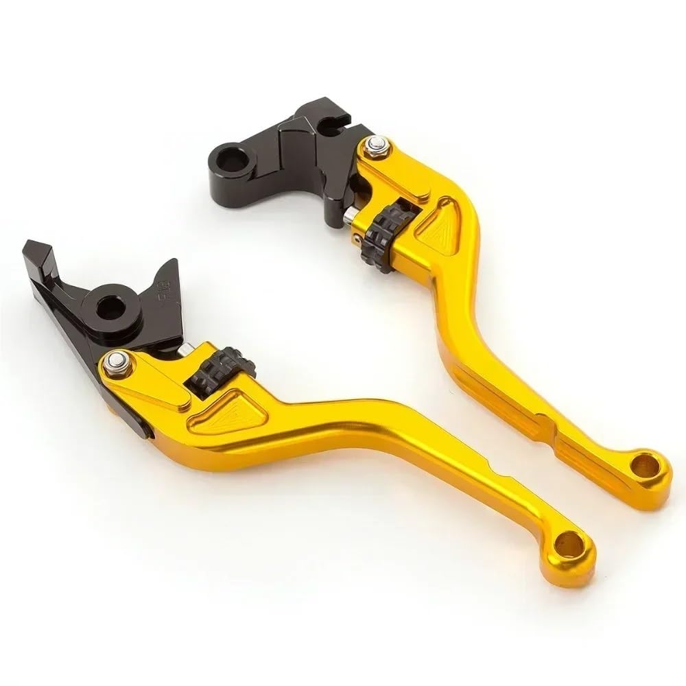 Pliqvbn Yellow Clutch Brake Shafts Motorcycle Brake Clutch Levers For St4s 620 For Monster/Mts S2r 800/400/695/696/796 For Hypermotard 796