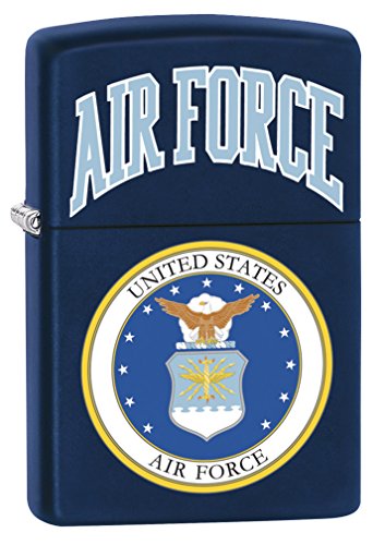 Encendedor Zippo logo USAF Air Force Navy Matte miniatura 1