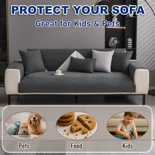 Sofa Überzug, Chenille Sofabezug, Sofadecken Für Sitzfläche, Sofadecke, Sofaschutz Katze Hund, Couchschoner, Sofaüberwurf, Couch Überzug 1/2/3/4 Sitzer, Sofaüberwürfe, Couchbezug, Sofa Schutzdecke