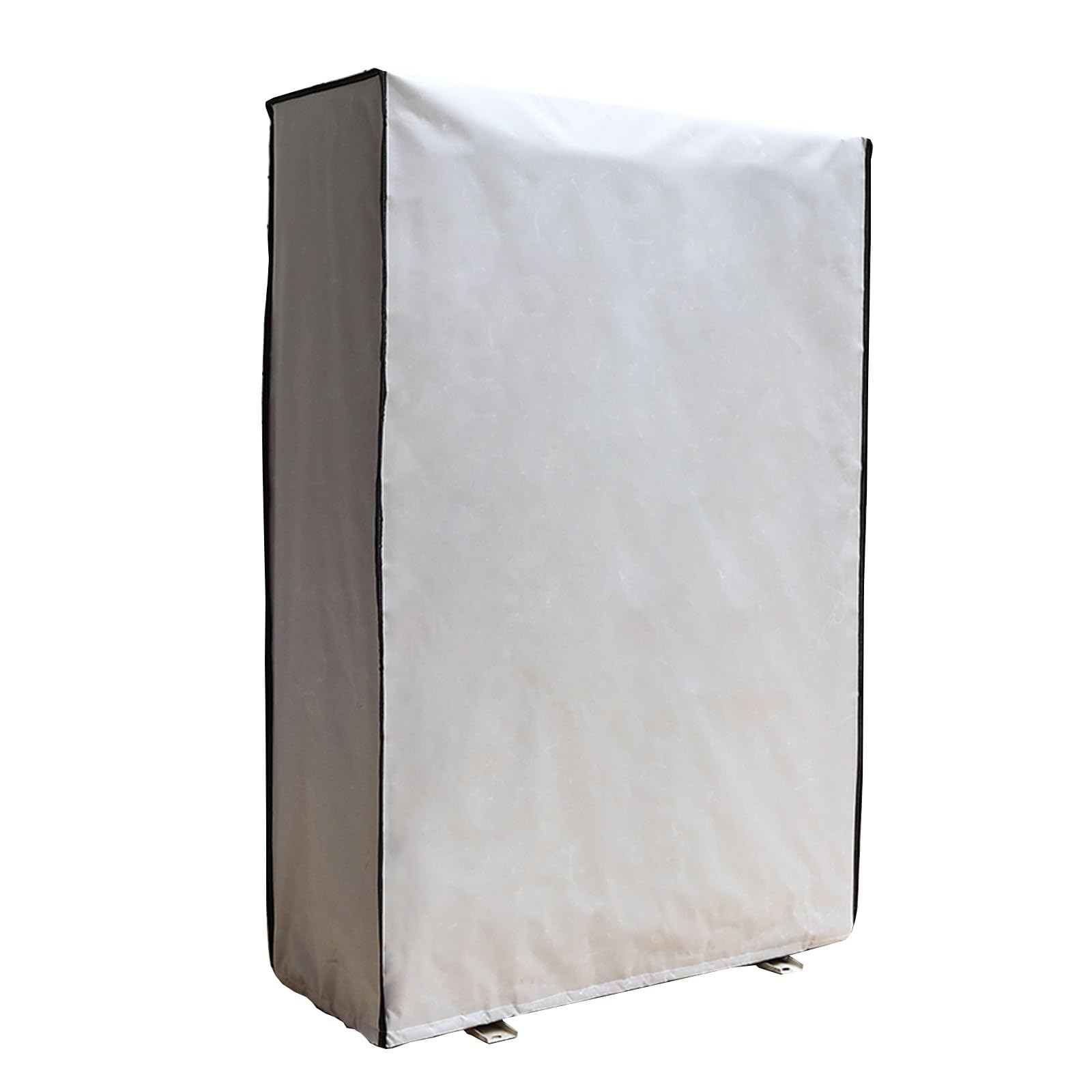 Copertura Condizionatore Esterno, Impermeabile e Antivento, Telo Esterno Anti-Neve Anti-Polvere, Copertura Pompa di Calore, Tessuto Oxford 600D(Silver,150x45x110cm/59x18x43in)