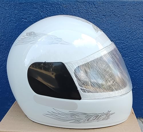 Capacete Moto Liberty Four Pro Tork Fechado Unissex Masculino Feminino Branco 58