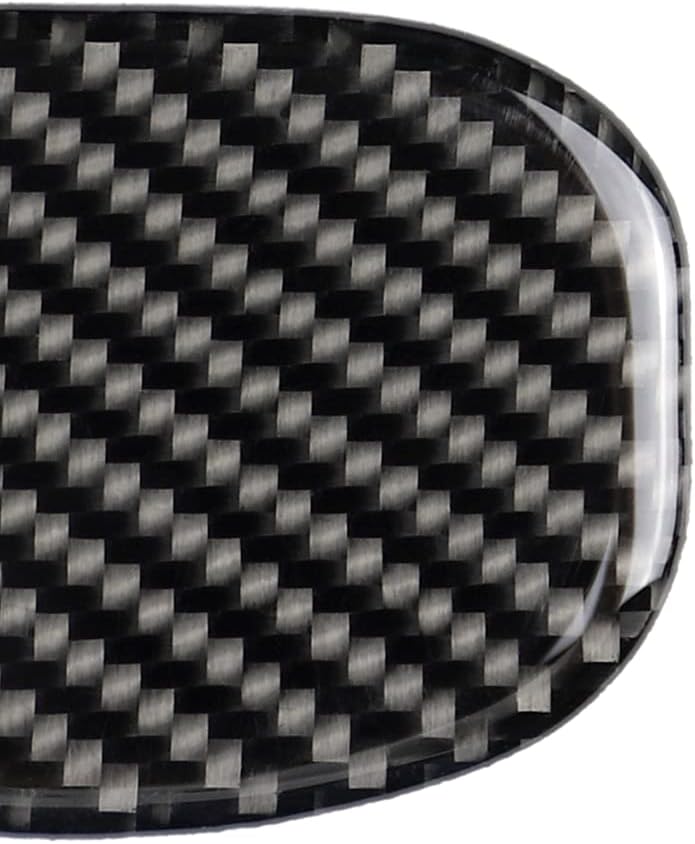 for BMW Mini Cooper F55 F56 2014-2021 Real Carbon Fiber Seat Back Handle Cover Trim 2pcs Car Accessories