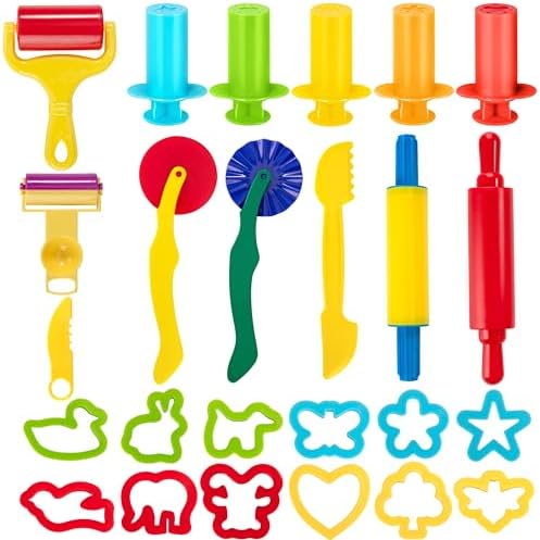 Clay Tools, 25 Pieces Tools Molds Modelling Dough Modelling Dough...