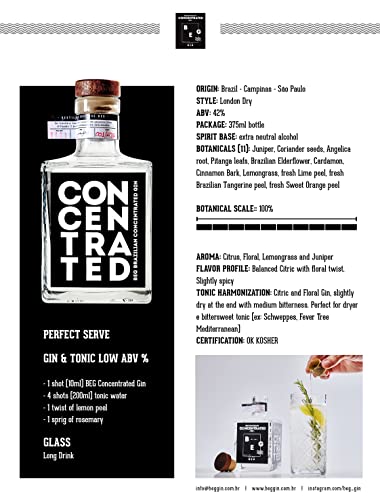 BEG Concentrated Gin
