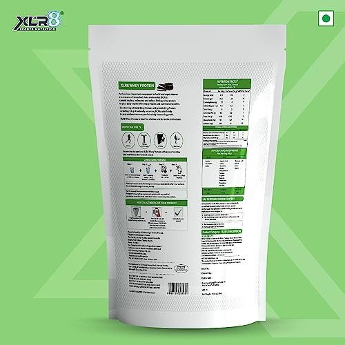 Image of XLR8 Whey Protein Powder with 24 g Protein Content & 5.4 g BCAA (907 g (Pack of 1), Cookies & Cream)