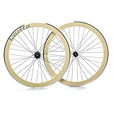 ruedas de palos fixie baratas Ligero: los famosos juegos de ruedas Deep-V 700c de 40 mm de Quella son ligeros en diseño y pesados en rendimiento.