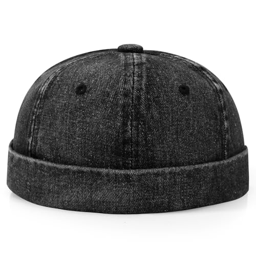 Sombrero sin ala para hombre y mujer estilo marinero vintage