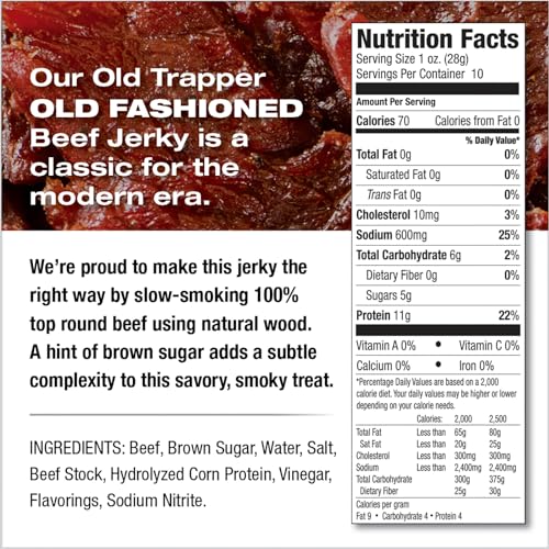 Old Trapper 22112T Beef Jerky, Old-Fashioned 10-Ounce Bag thumb #8