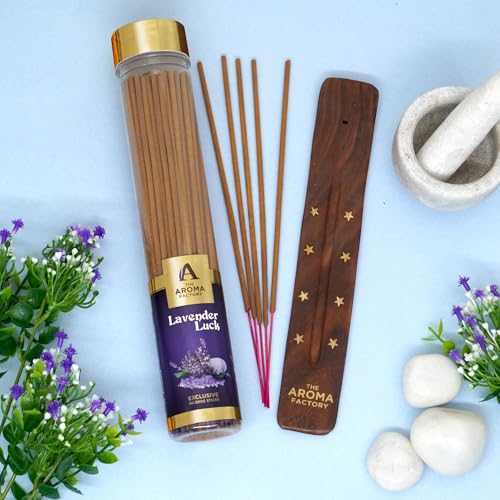 Image of The Aroma Factory Lavender & Sandalwood Agarbatti, 2x100g