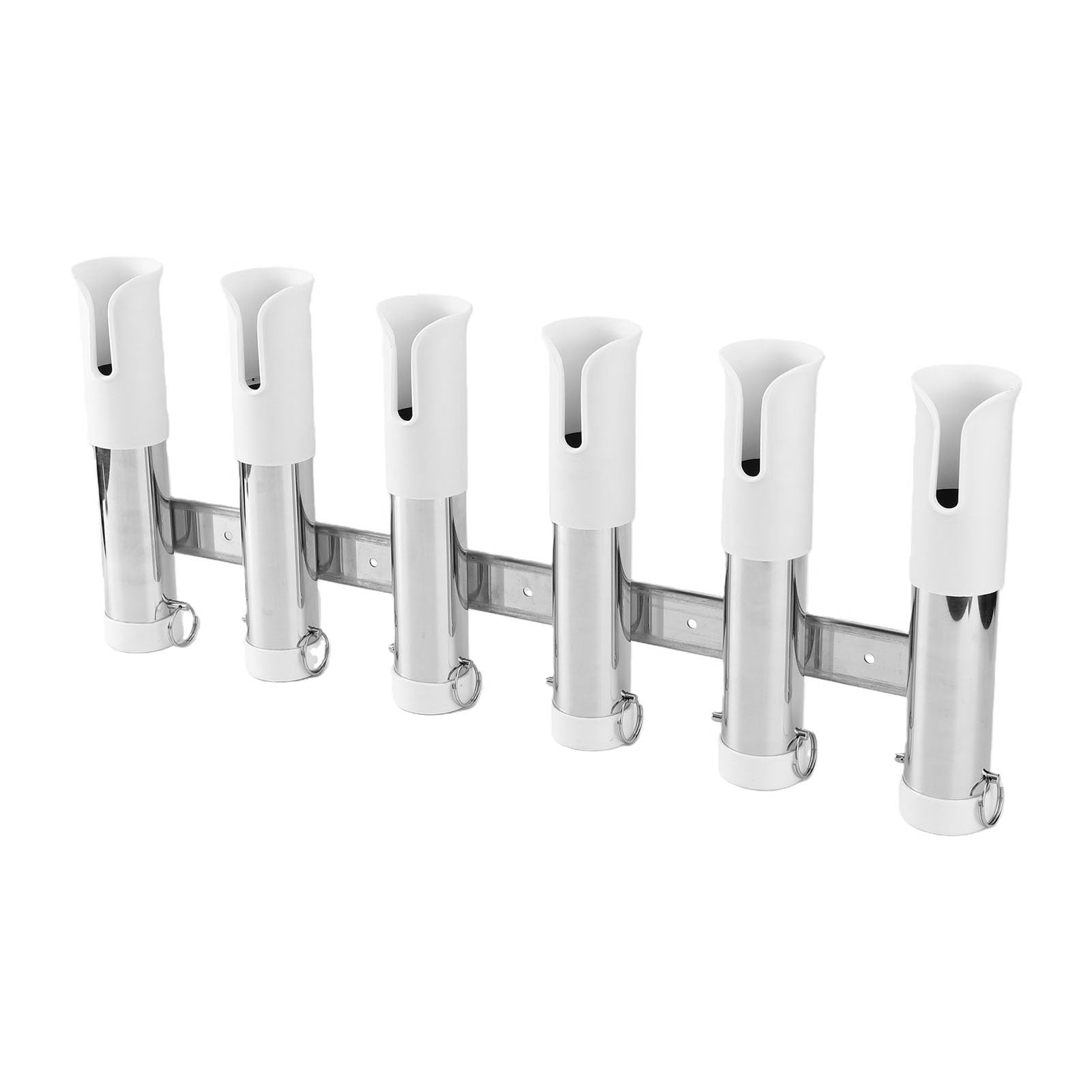 Portacanne da Pesca a 6 Tubi in Acciaio Inossidabile Portacanne Durevole per Barche Camion Kayak Acciaio Inossidabile 316 PVC