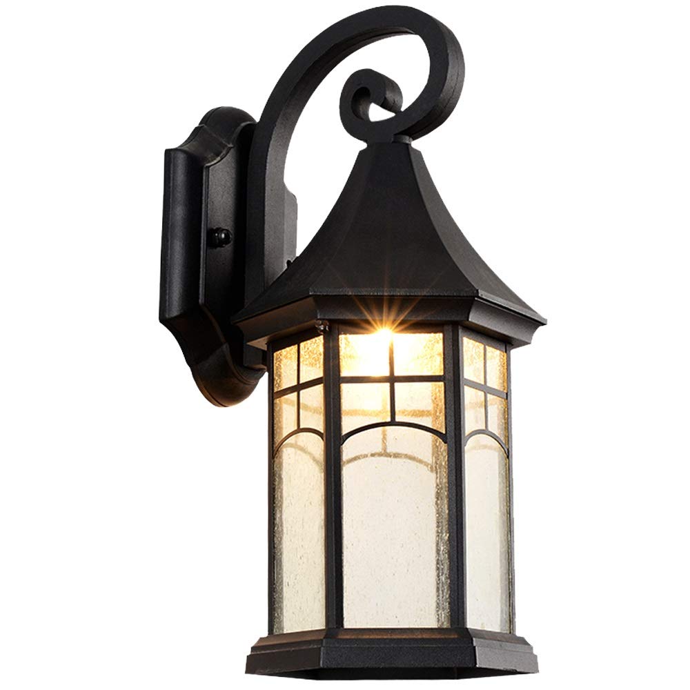 Lampe murale E27 extérieure étanche rétro luminaire pour balcon jardin et salon