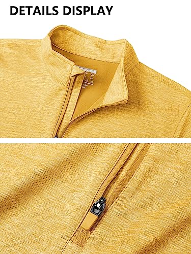 MAGCOMSEN Women's 1/4 Zip Shirts UPF 50+ Sun Protection Pullover Long Sleeve Quick Dry Workout Hiking Athletic Shirts - Image 8