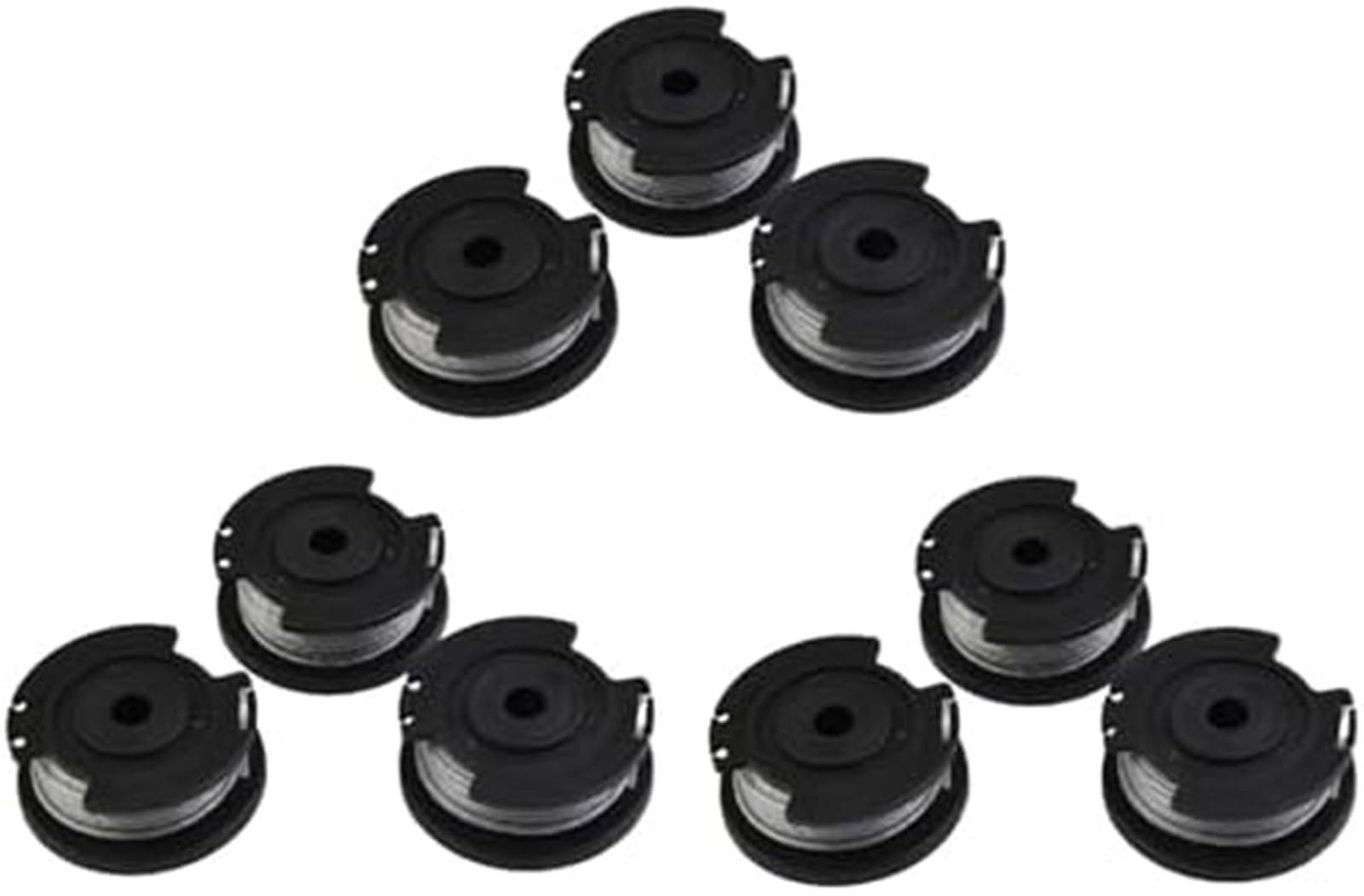 Automatyczna szpula kosiarki Szpula 3/9/15 Pack, dla linii 4M Easygrasscut 18V 23 26 18-230 18-260 1.6Mm średnica podkaszarka ogrodowa głowica tnąca części cewki(BLACK 9pcs)