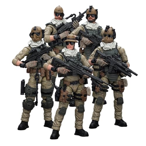 JOYTOY & 1/18 Action Figure Hardcore Coldplay - U.S. Army Delta Assault Squad 5PCS - 3.94