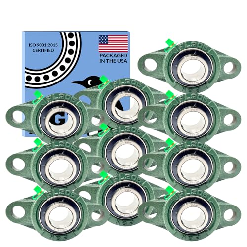 Image of PGN UCFL205-16 (10 Pack) 2-Bolt Flange Bearing 1 inch Bore