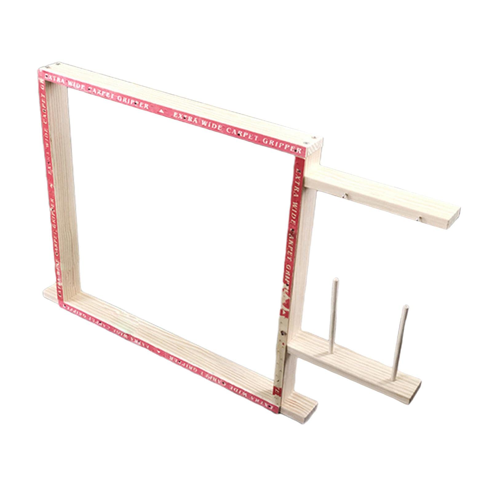 UJEAVETTE Tufting Gun Rug Frame Sewing Frames Desktop DIY Tapestry Holder 50x50cm-image-2