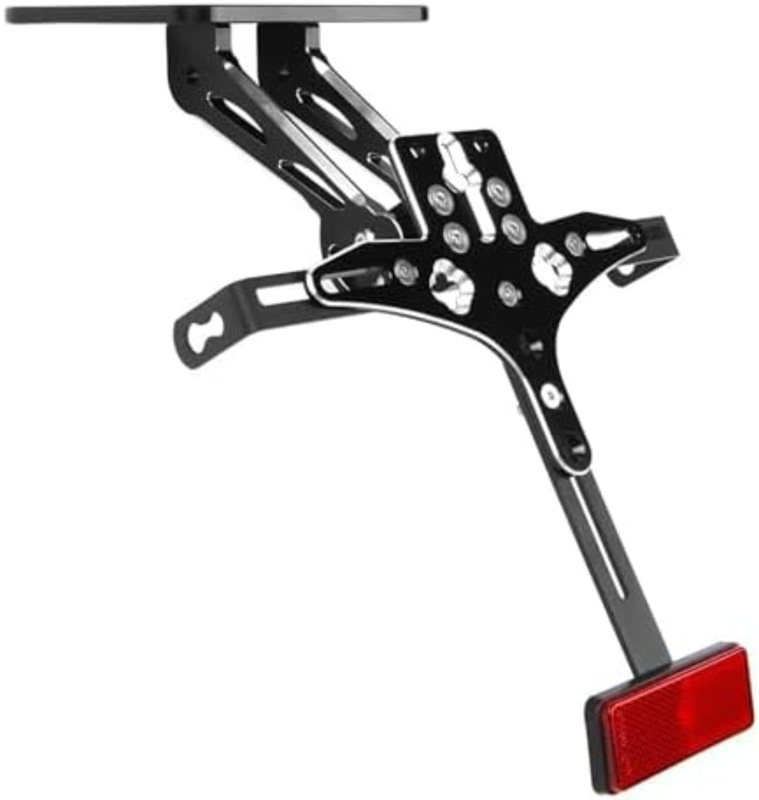 Do modeli YZF R25 i R3, do modelu MT-03, do motocykli z lat 2015– zestaw tylny z uchwytem na tablicę rejestracyjną o regulowanym kącie nachylenia oraz elementem eliminującym Lampka