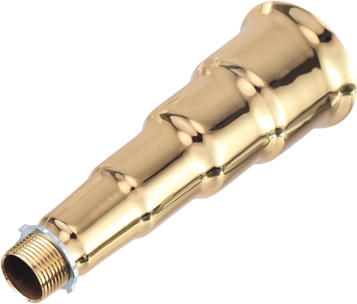 212cc Exhaust Trumpet Pipe for Predator 212 196cc Engine Fit Coleman Powersports KT196 Trailmaster XRX XRS Hammerhead 80T Yerf Dog Manco Tillotson GX200 Go Kart Performance Parts Gold