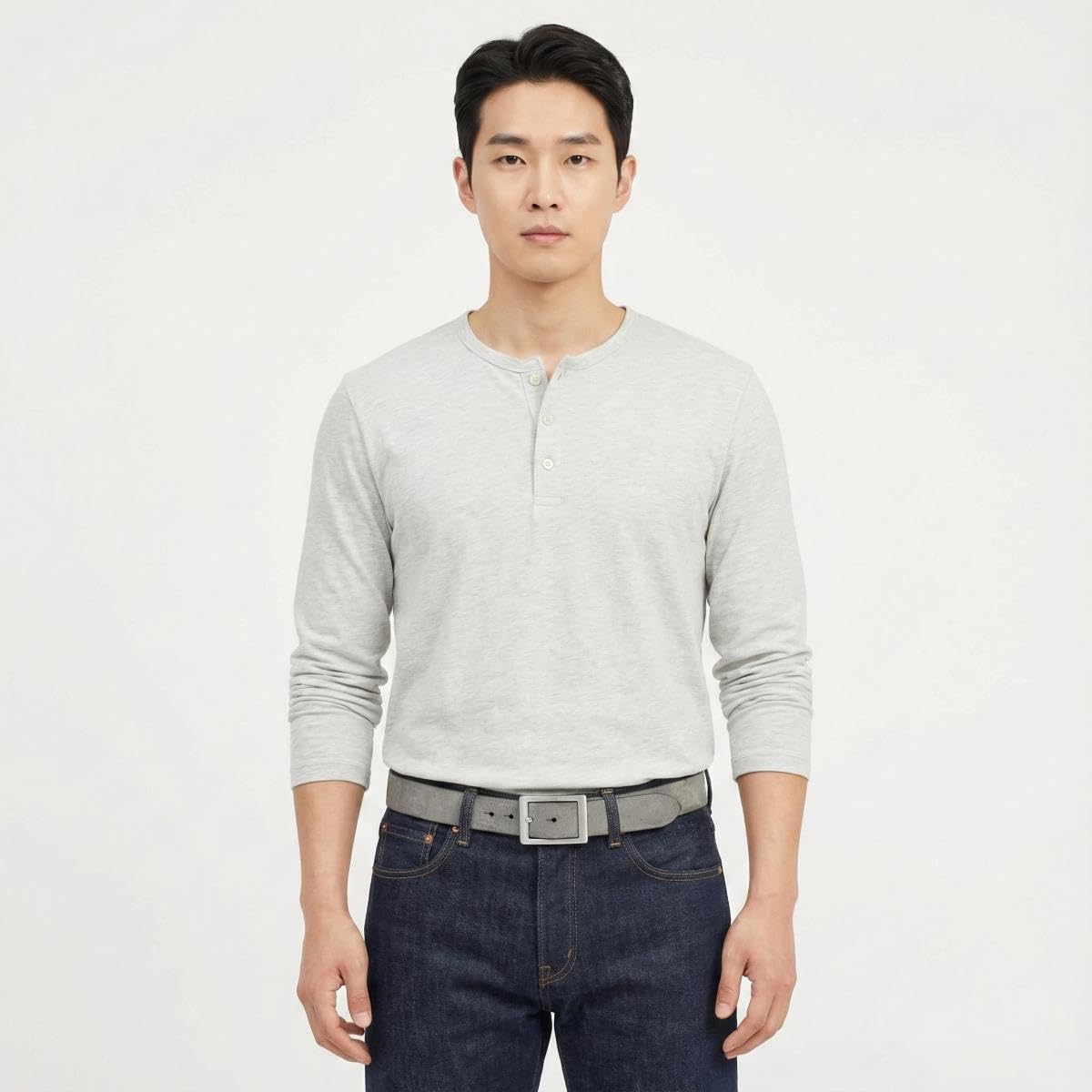 BELTINGER Herren-Gürtel aus weichem Vollrindleder mit Doppel-Schnalle Vintage-Look 4 cm | Jeans-Gürtel für Herren 40mm | Ledergürtel Used-Look