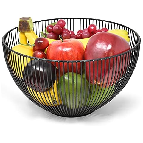 Frutero de cocina negro con almohadillas antideslizantes Cover