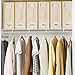SheetCube Bed Sheet Organizers and Storage 6 Pack, Foldable Linen Closet Organizer with Window and Label, Bedding Folder Storage Box Container for Blanket, Duvet Cover Set, Bed Sheet Set - Beige