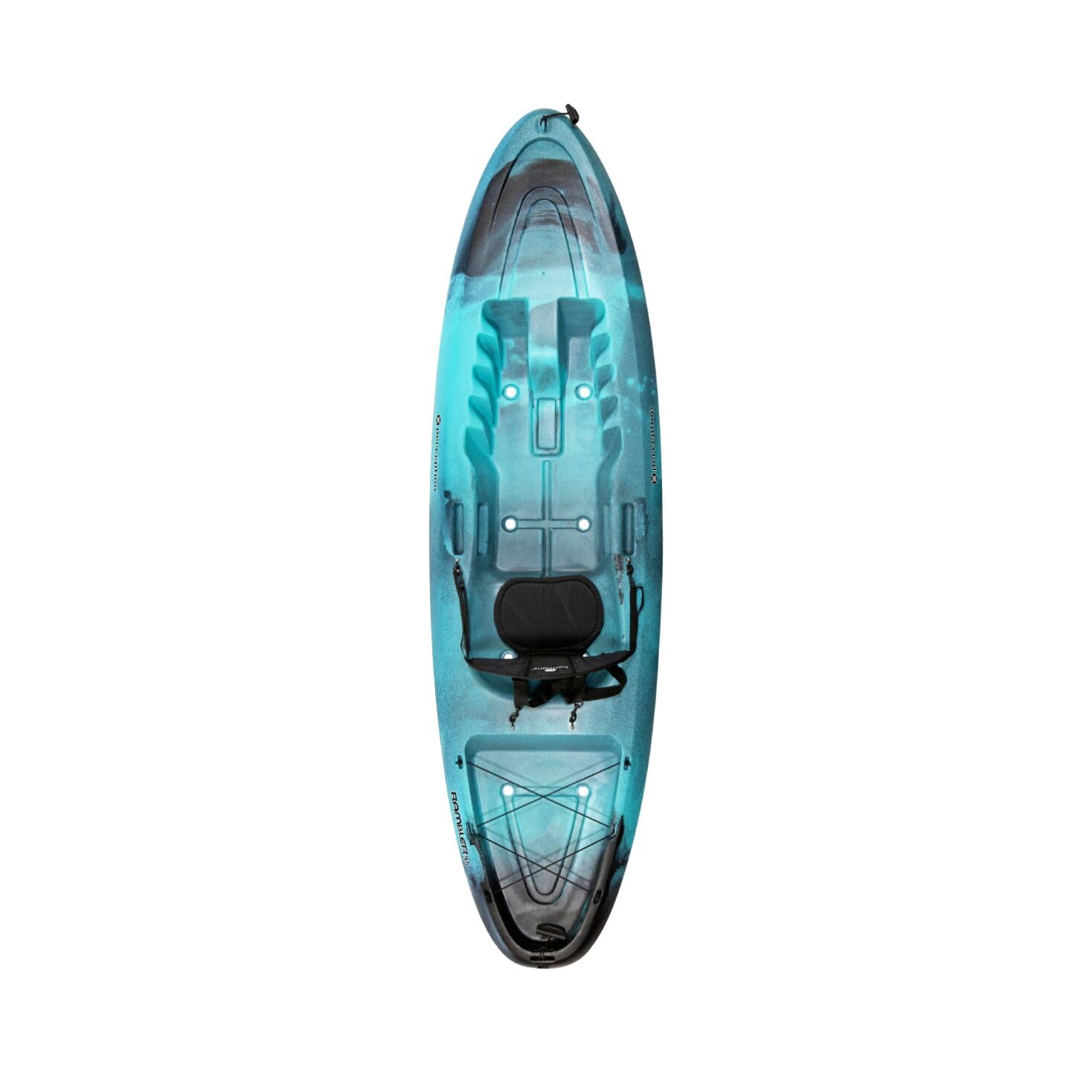 Perception Rambler 9.5 | Sit on Top Kayak for All-Around Fun | Storage with Tie Downs