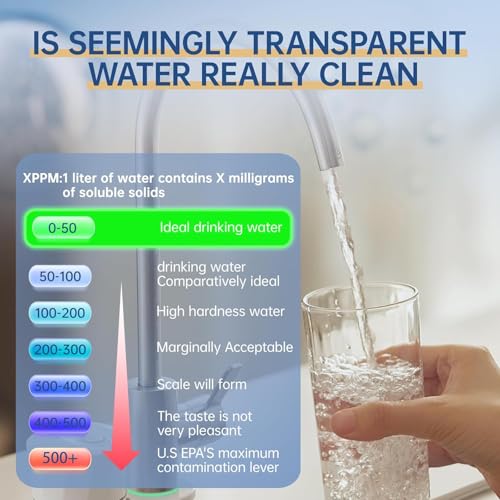 Testeur d'eau numérique 0-9999 ppm pour vérifier la pureté de l'eau potable