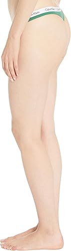 Miniatura 2 de Calvin Klein ropa interior para mujer, paquete de 3 bragas de tanga, Verde follajegris naturalcarbón jaspeado